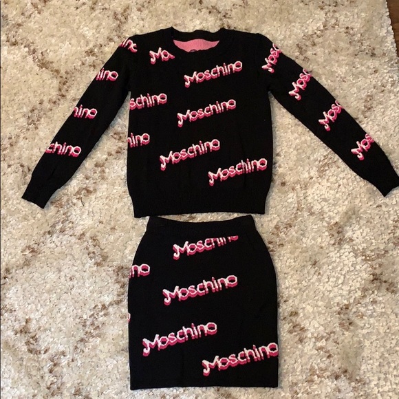 Moschino Sweaters - Moschino Barbie sweater two piece outfit
